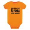 Body bébé - Vomis comme marraine