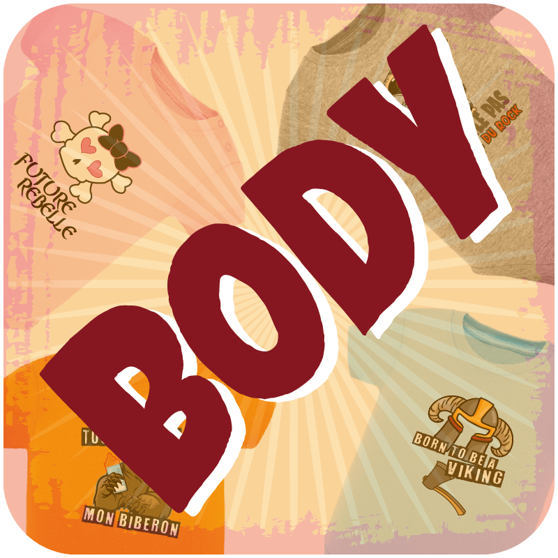 bodies bébé ptit rebelle