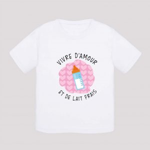 T-shirt bébé - Vivre d'amour
