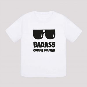 T-shirt bébé - Badass comme maman