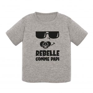 T-shirt bébé - Rebelle comme papi